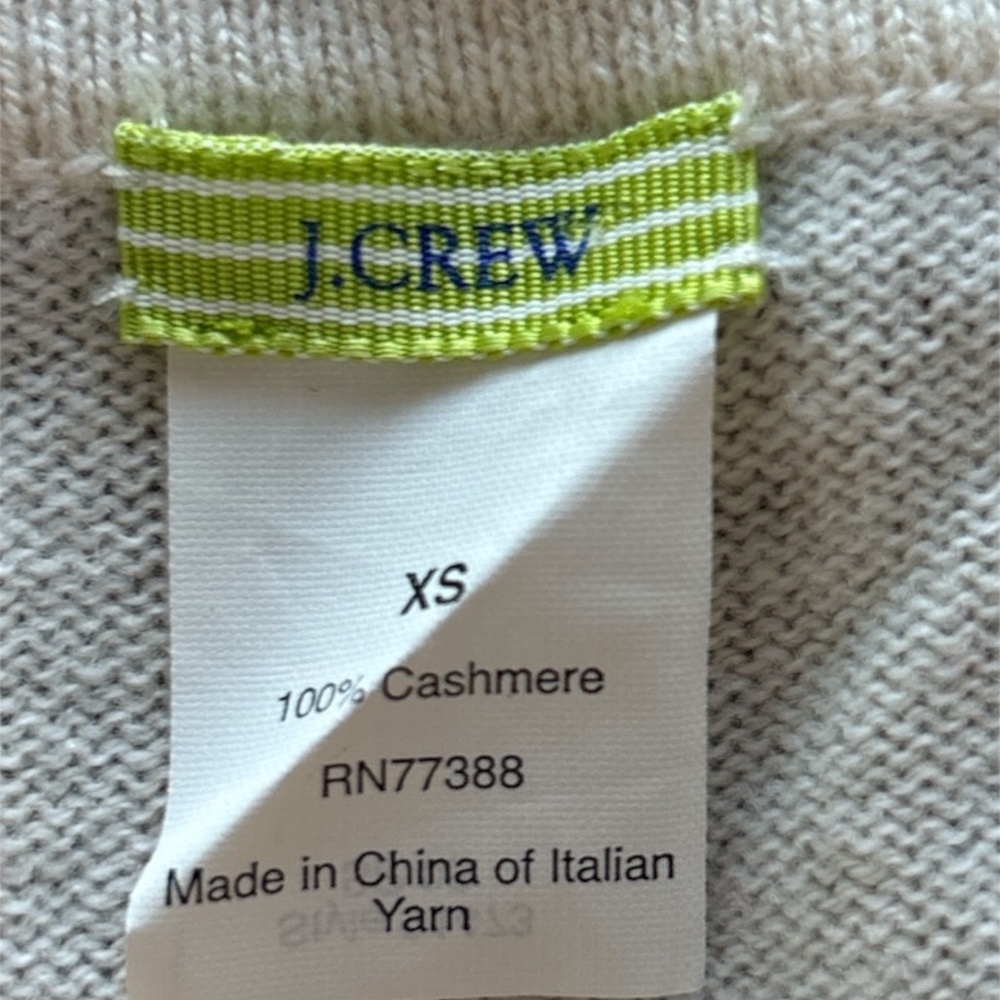 Capsule wardrobe essential J.Crew 100% Cashmere Shawl Collar Cardigan Women’s XS - Picture 3 of 4